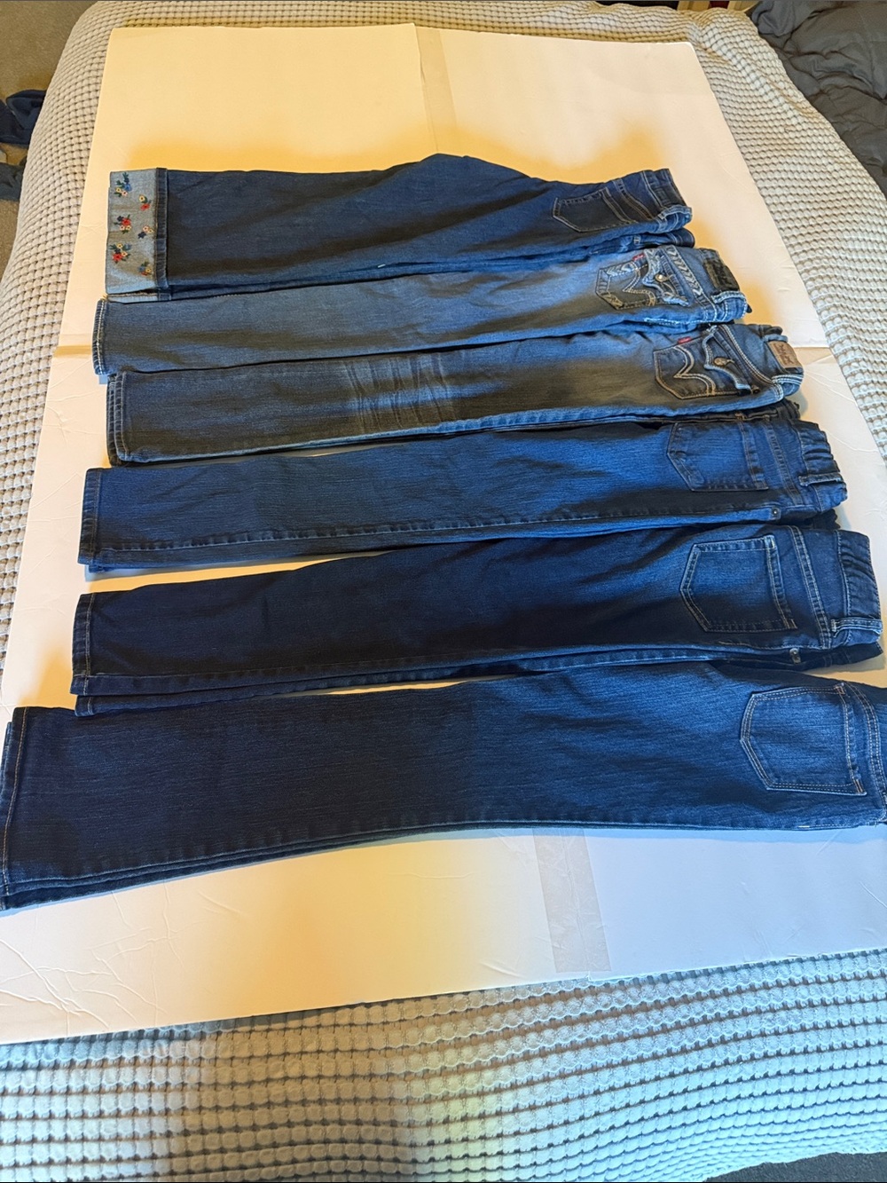 6 pair bundle girls jeans size 10